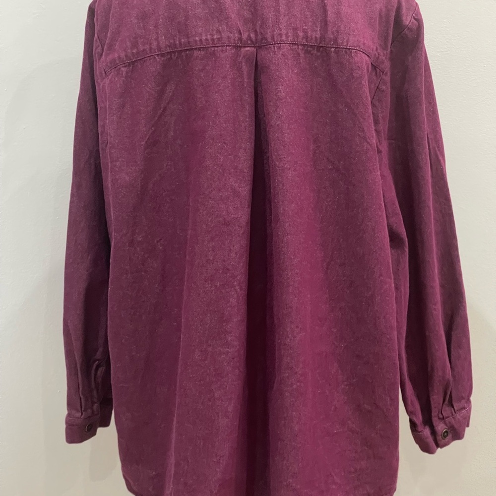 Joan Rivers Oversized Button Down Shirt - Picture 5 of 10